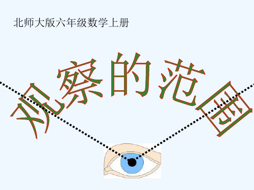 《观察的范围》