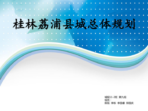 荔浦总规PPT