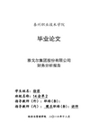 雅戈尔集团份有限公司财务分析报告