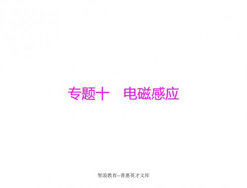 专题十电磁感应