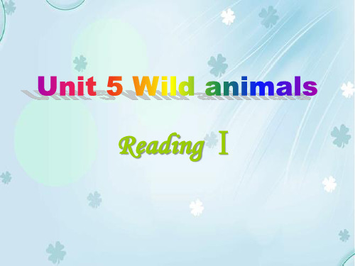 英语《Wild animals》ReadingPPT公开课件