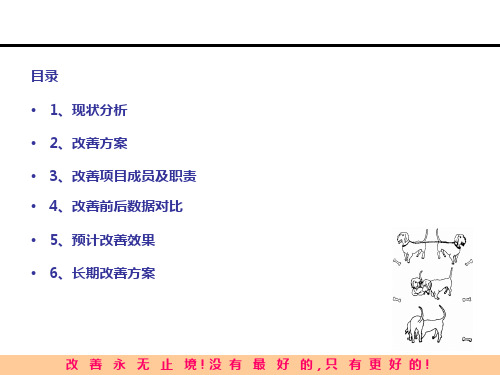 一个流(单件流)标杆线建立报告15页PPT
