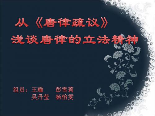 唐律疏议