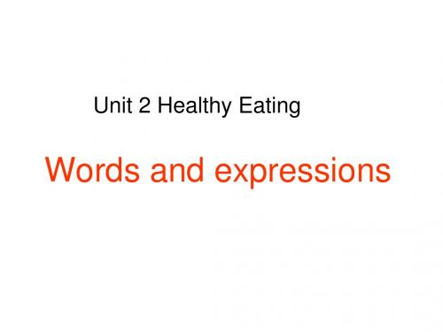 U2 Words and expressions