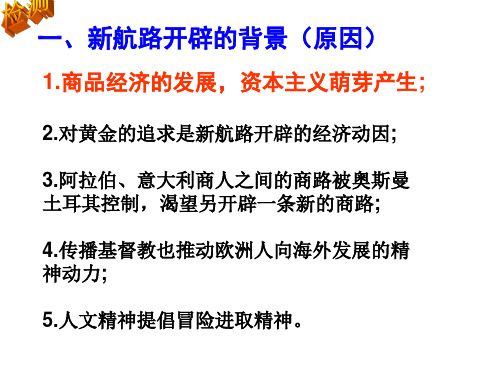 新航路开辟的负面影响