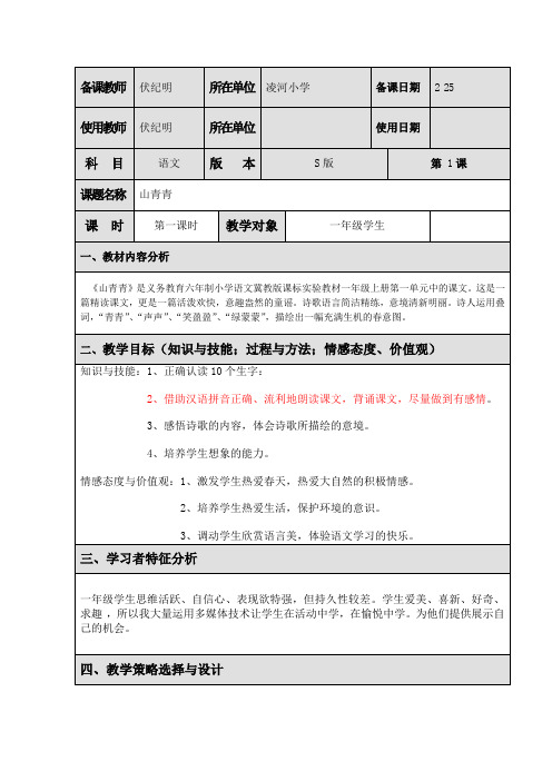 1.山青青