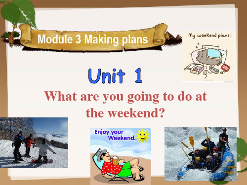 Module3 Unit1 ppt 【教学课件】英语七年级下册配外研版同步教学课件