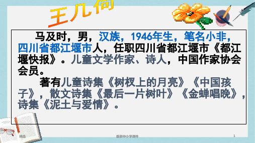 2018-2019新人教版七年级语文上册9王几何ppt优秀课件