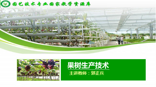 学习情境二：桃生物学特性介绍(精)