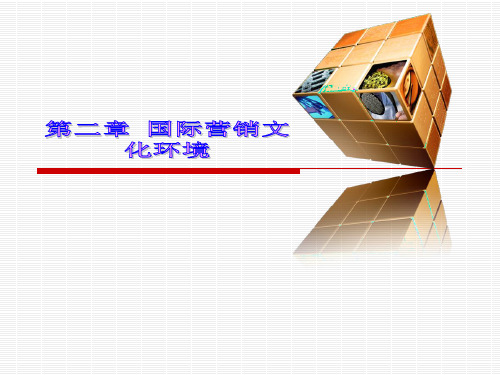 第二章国际营销文化环境