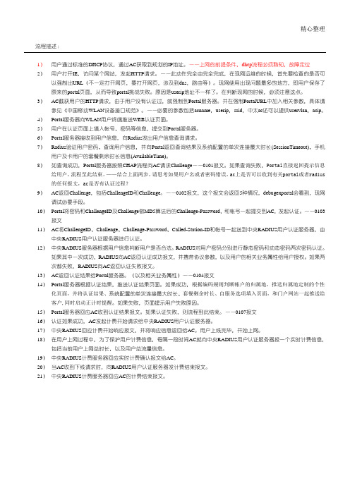 (完整版)Portal认证流程