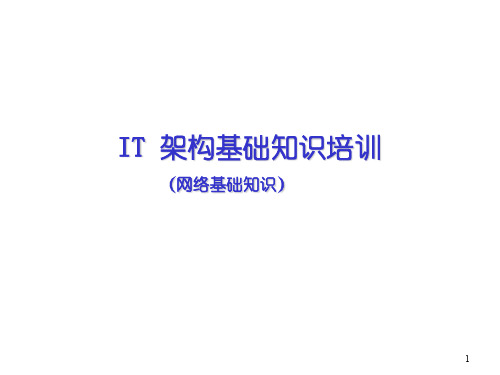 IT技术之网络基础知识