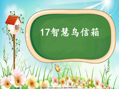 新苏教版二年级语文下册《文  17 智慧鸟信箱》优质课课件_16