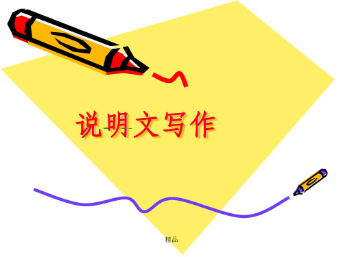 大学英语《说明文写作》教程