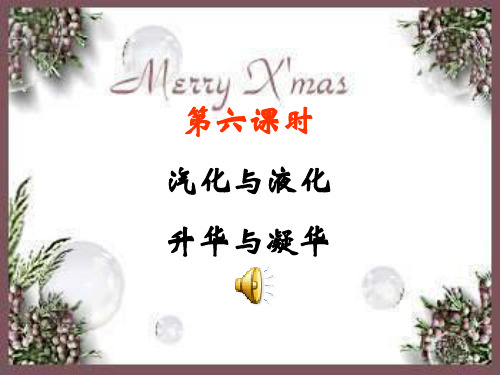中考物理汽化与液化升华与凝华(中学课件201910)
