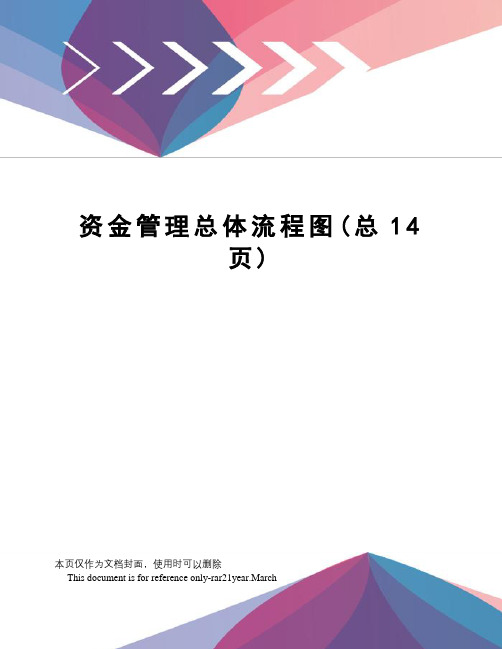资金管理总体流程图