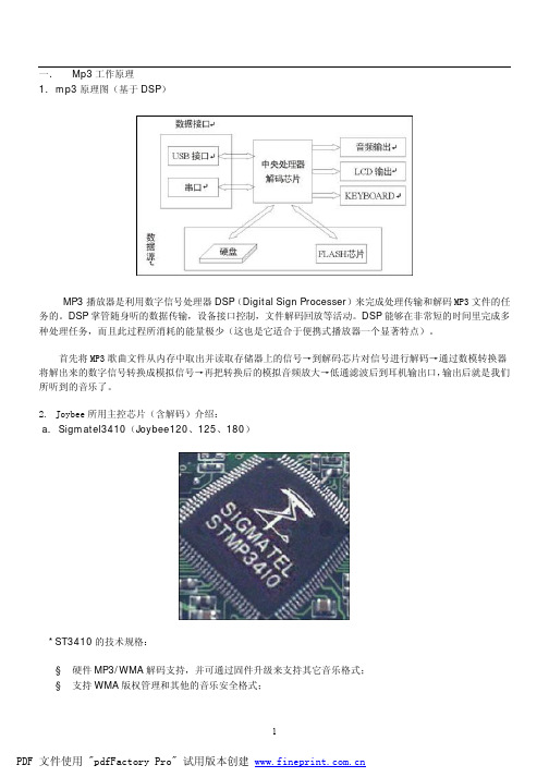 MP3原理及维修手册