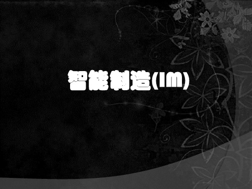 智能制造IM培训课件(PPT 22页)