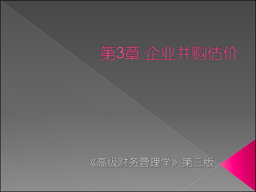 高级财务管理学课件 (4)