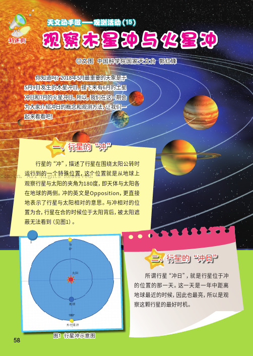观察木星冲与火星冲