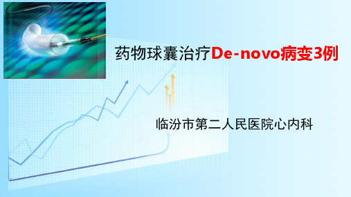 药物球囊治疗DEnovo病变3例PPT课件