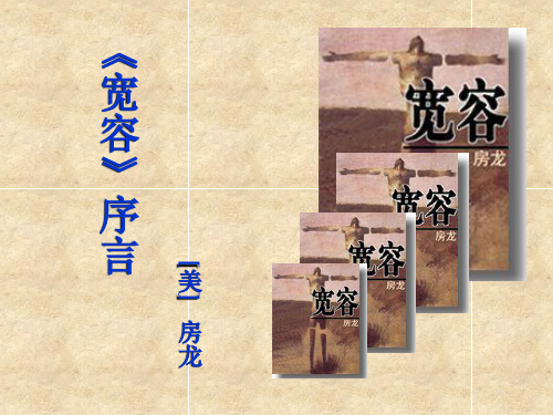 《宽容》序言房龙