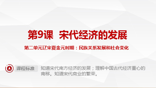 统编版七级历史下册 宋代经济的发展【上课课件】