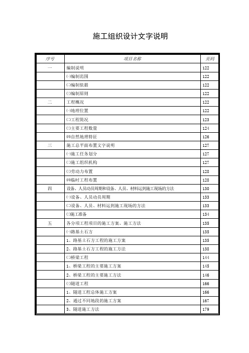 江西省南康市龙岭至信丰公路工程A7合同段施工组织设计方案 - 副本