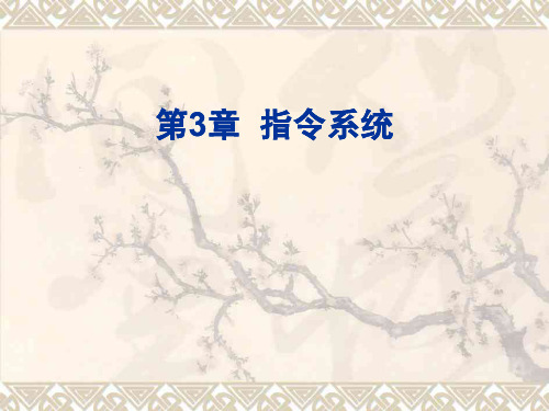 单片机_教学课件-第三章单片机指令