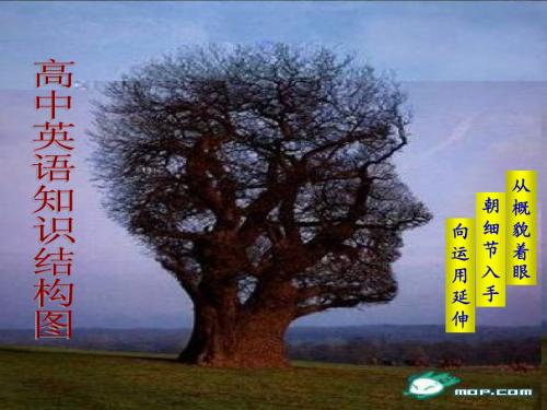 英语知识结构图分词用法一览表等