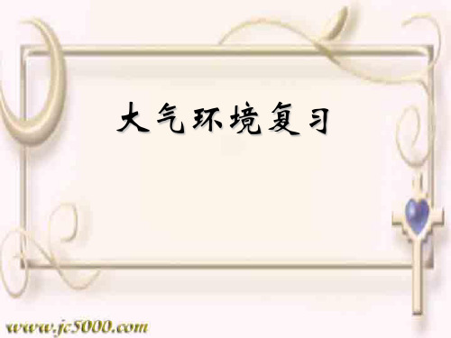 高中地理课件大气环境复习