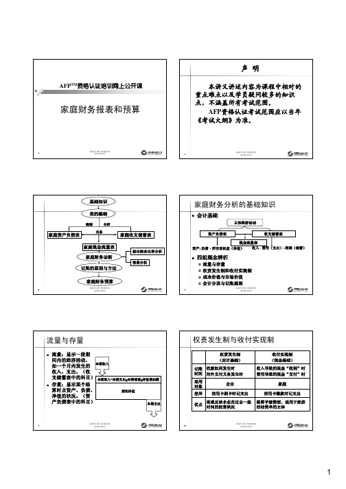 (AEH)家庭财务报表