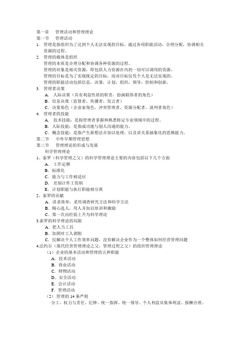 管理学1-10章