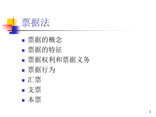 票据法-票据的概念(ppt 27)