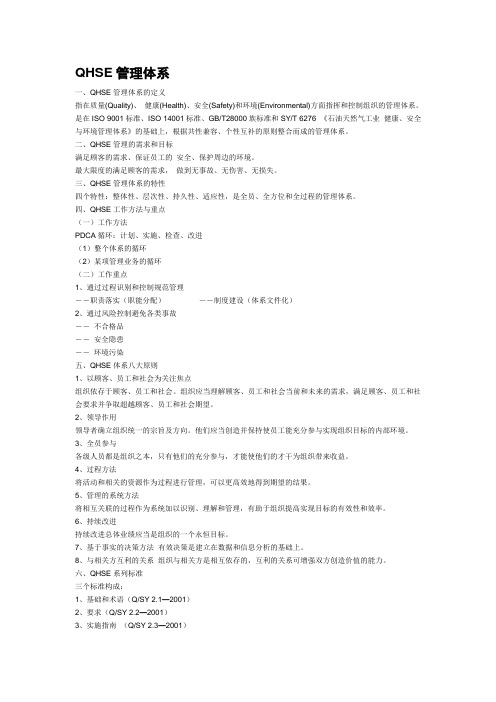 QHSE管理体系