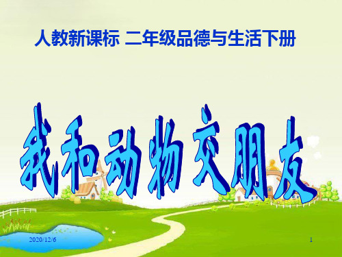 我和动物交朋友(人教新课标二年级下册)精品PPT教学课件