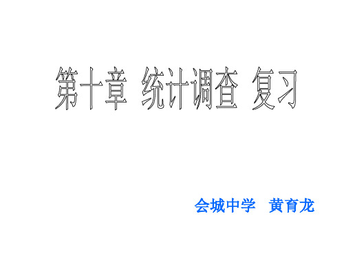 第十章_统计调查_复习