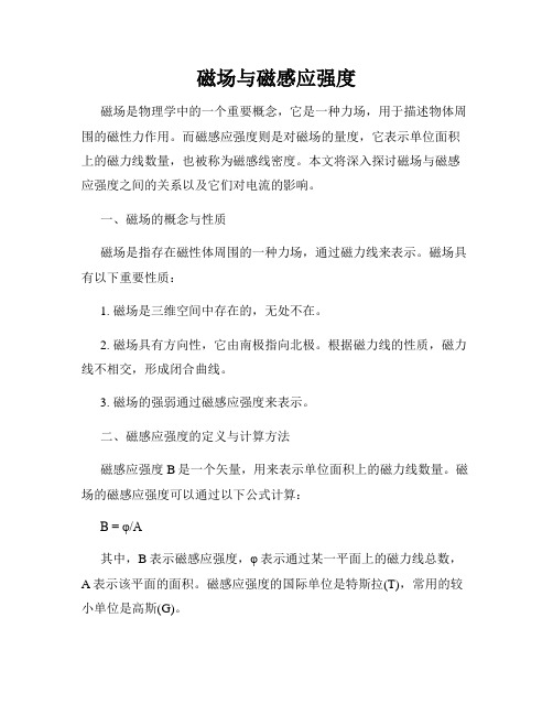 磁场与磁感应强度