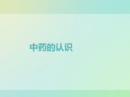 中草药的认识ppt课件