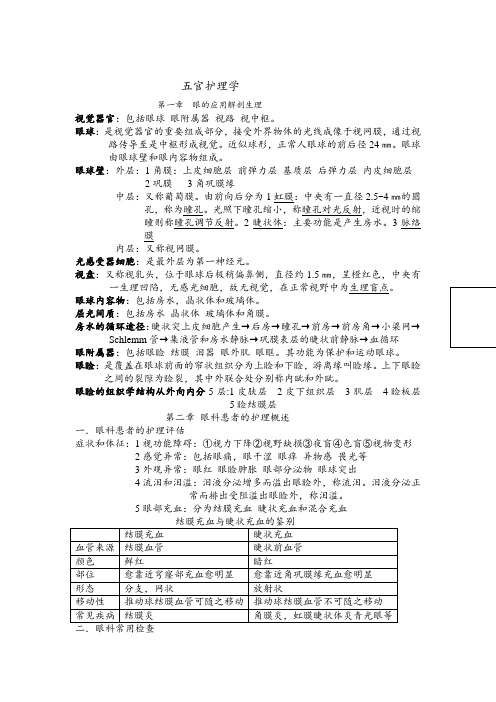 五官