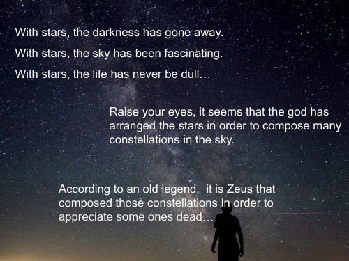 星座英语介绍constellation introduction
