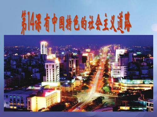 八年级历史下册第三单元第14课有中国特色的社会主义道