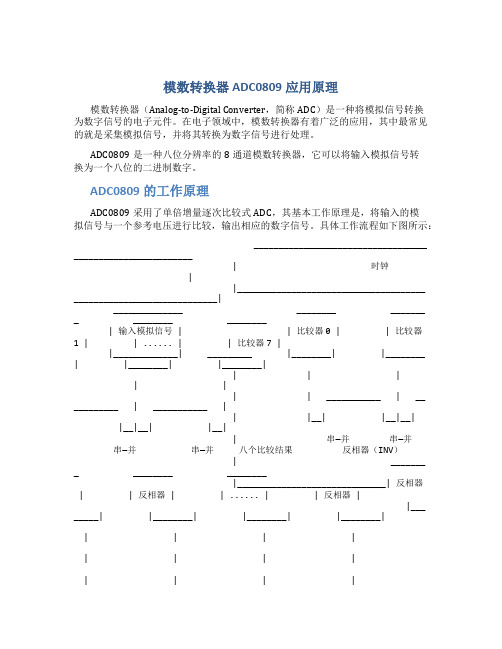 模数转换器ADC0809应用原理