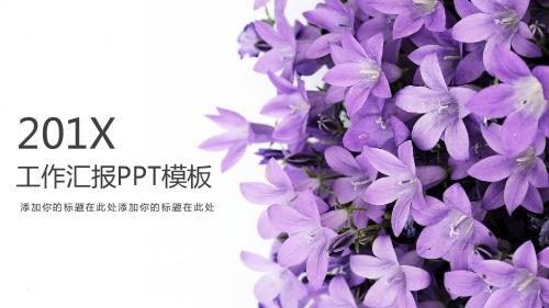 2018工作汇报总结ppt素材模板