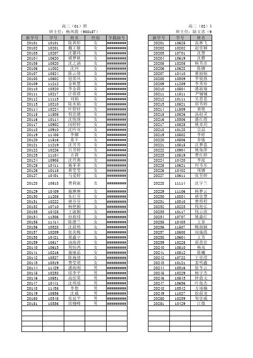 新高二(1)