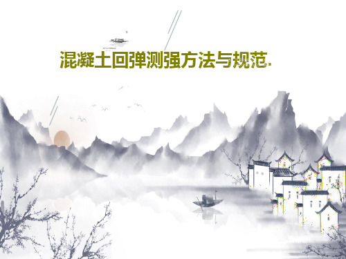 混凝土回弹测强方法与规范.44页PPT