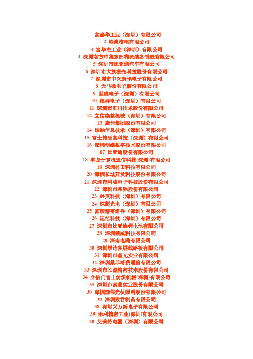 高新技术企业