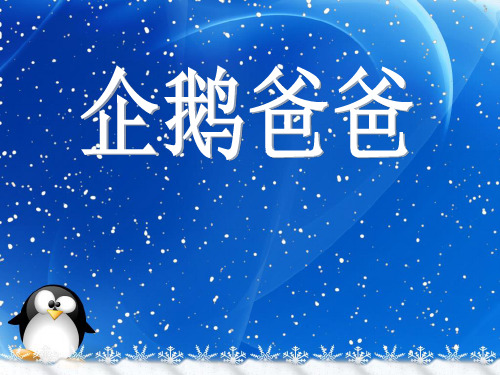 《企鹅爸爸》ppt课件(6篇)