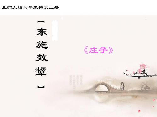 六年级上册语文寓言二则之东施效颦北师大版 (5)
