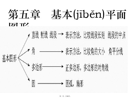 最新鲁教版数学六年级下册第五章《基本平面图形》复习精品课件